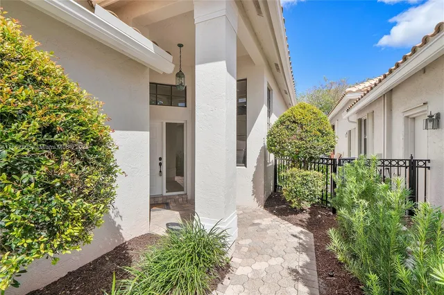 a view of front door