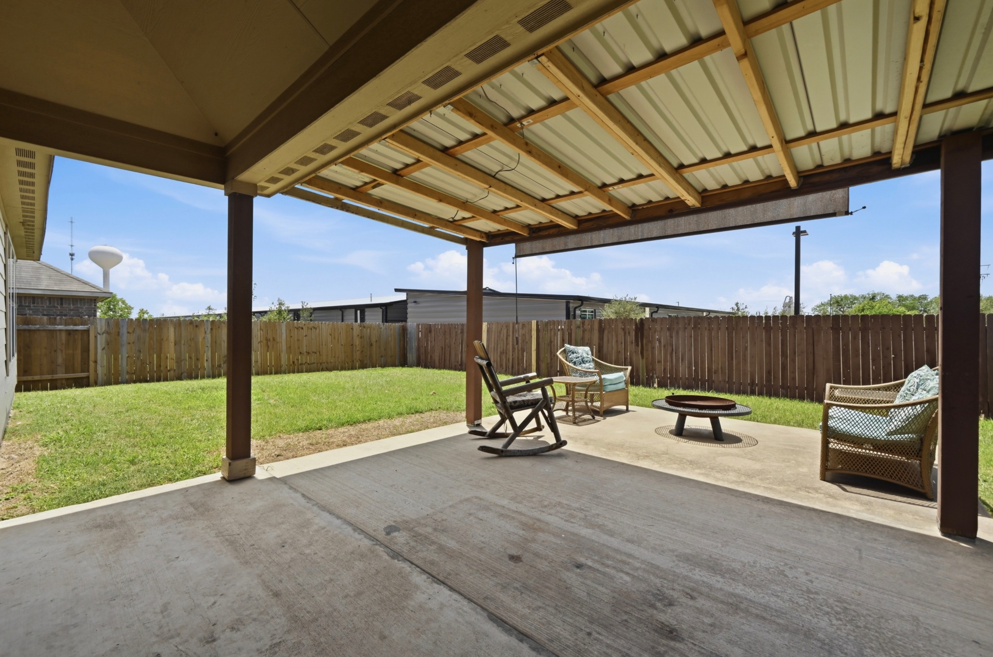 877 Hot Spring Valley Buda, TX 78610 - Photo 24 of 36 a view of a bench in the patio