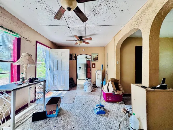 a very nice looking room with a large window