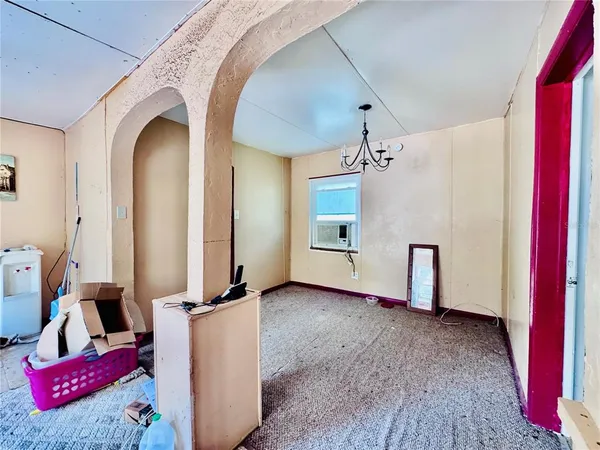 a view of front door and hallway