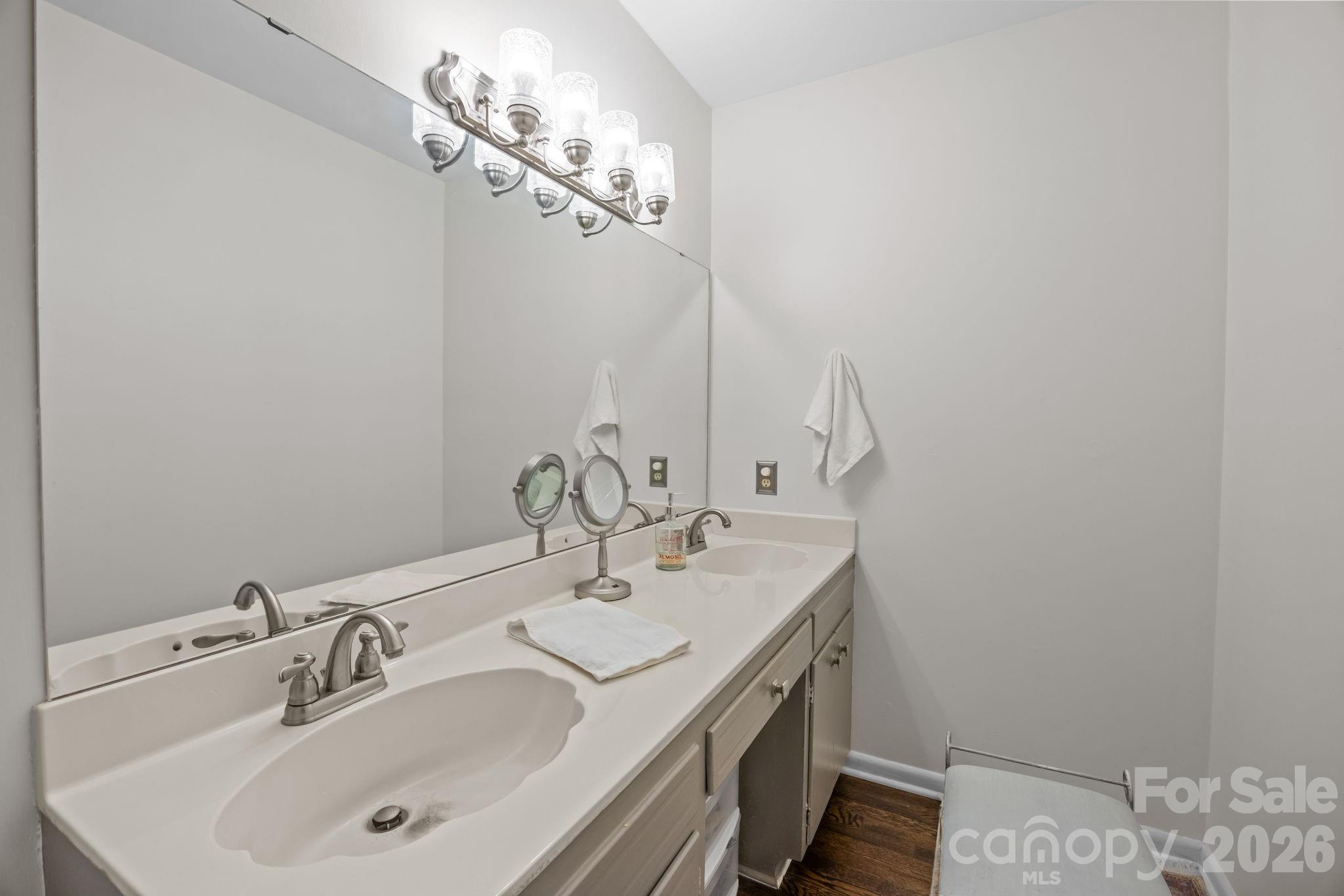 1141 Doby Court Fort Mill, SC 29715 - Photo 27 of 48 a bathroom with a sink and a mirror