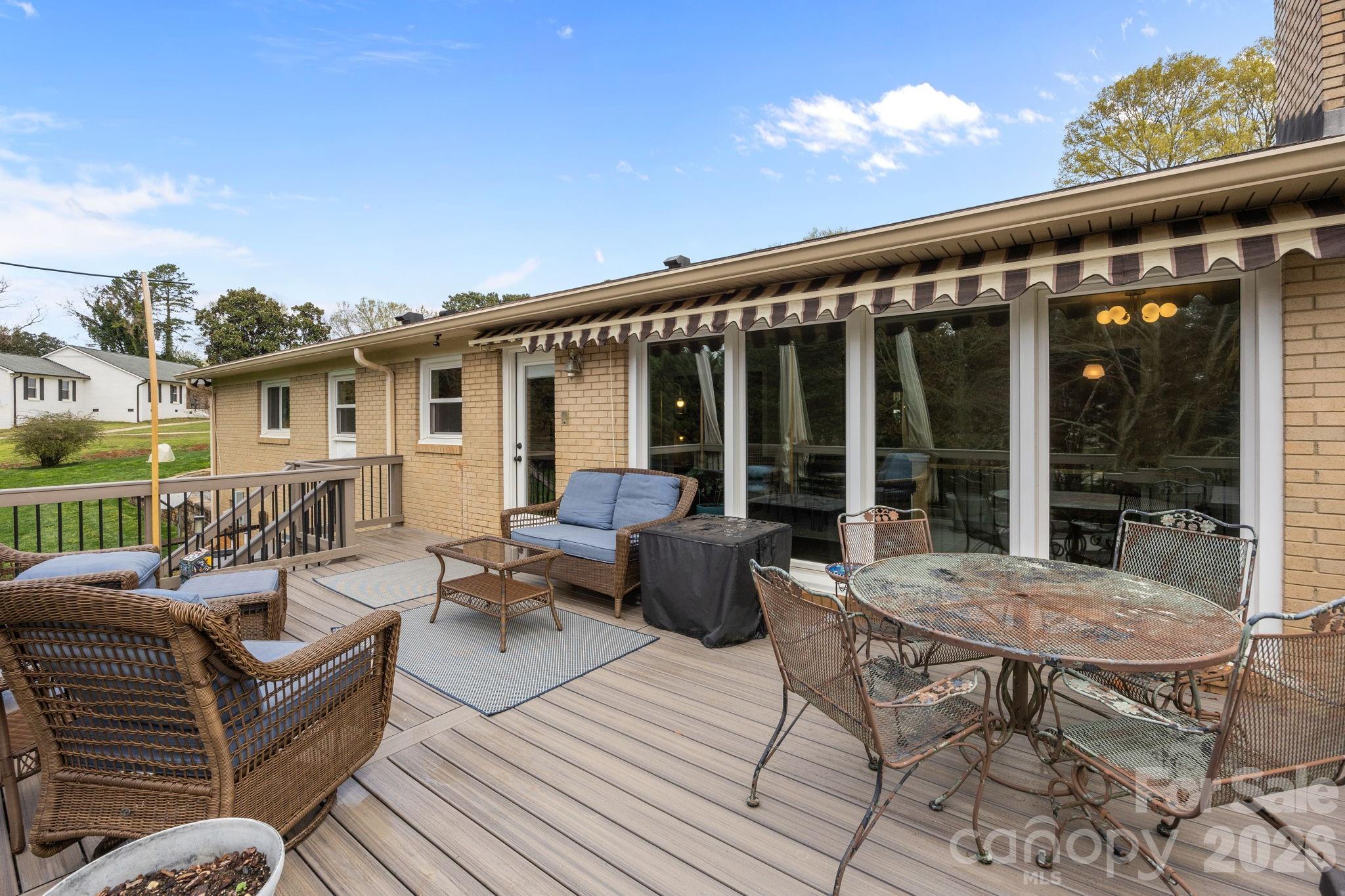 1141 Doby Court Fort Mill, SC 29715 - Photo 33 of 48 a balcony with furniture and wooden floor