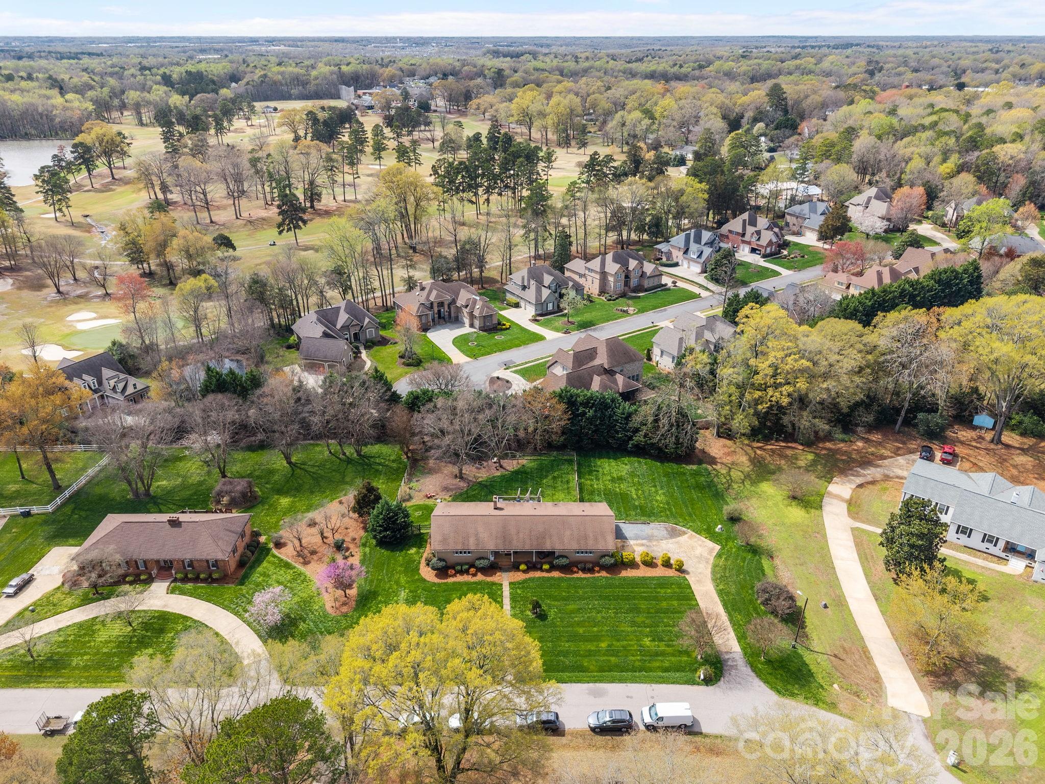 1141 Doby Court Fort Mill, SC 29715 - Photo 46 of 48 an aerial view of a house with a yard basket ball court and outdoor seating