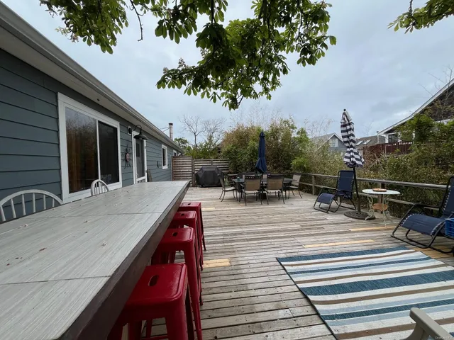 a view of outdoor seating