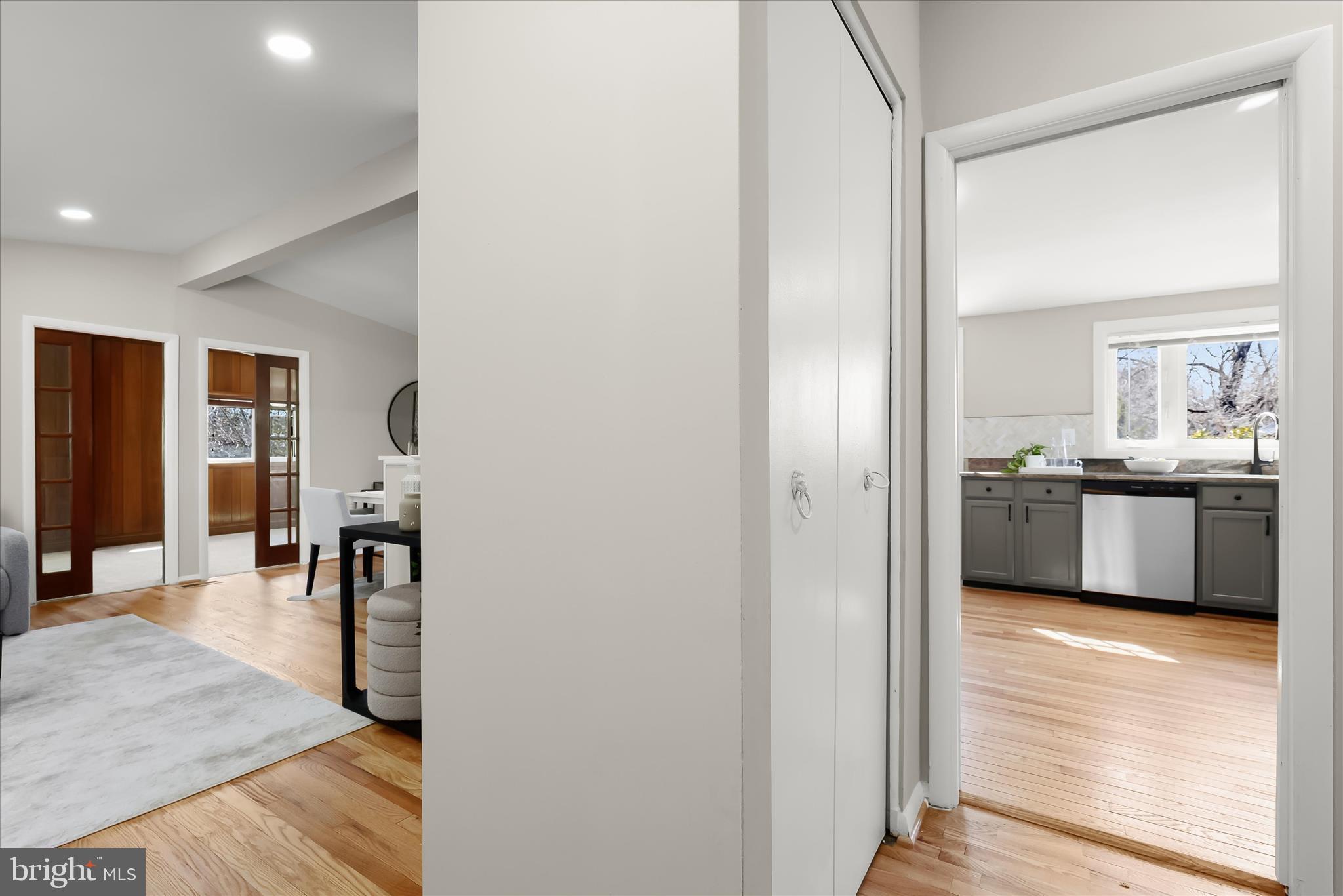 1009 Flagtree Lane Baltimore, MD 21208 - Photo 57 of 61 a view of a kitchen with a refrigerator a sink and a refrigerator