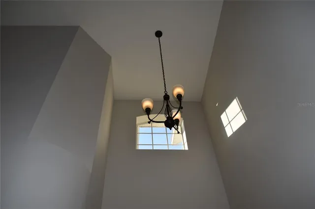 a window in an empty room