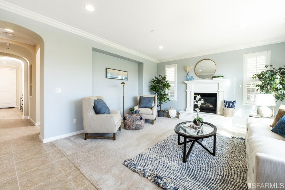 542 Labro Court San Ramon, CA 94582 - Photo 11 of 41 a living room with furniture and a fireplace