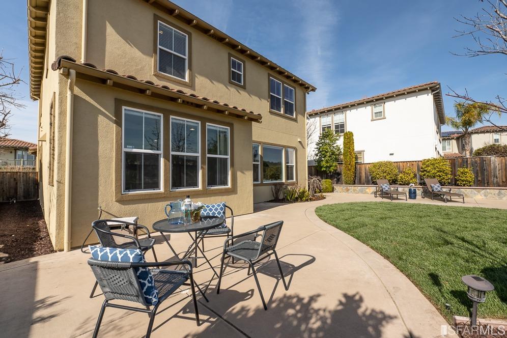 542 Labro Court San Ramon, CA 94582 - Photo 34 of 41 a view of a patio with table and chairs and potted plants