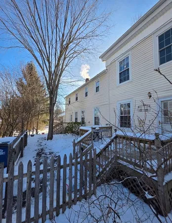 a view of a house with a patio