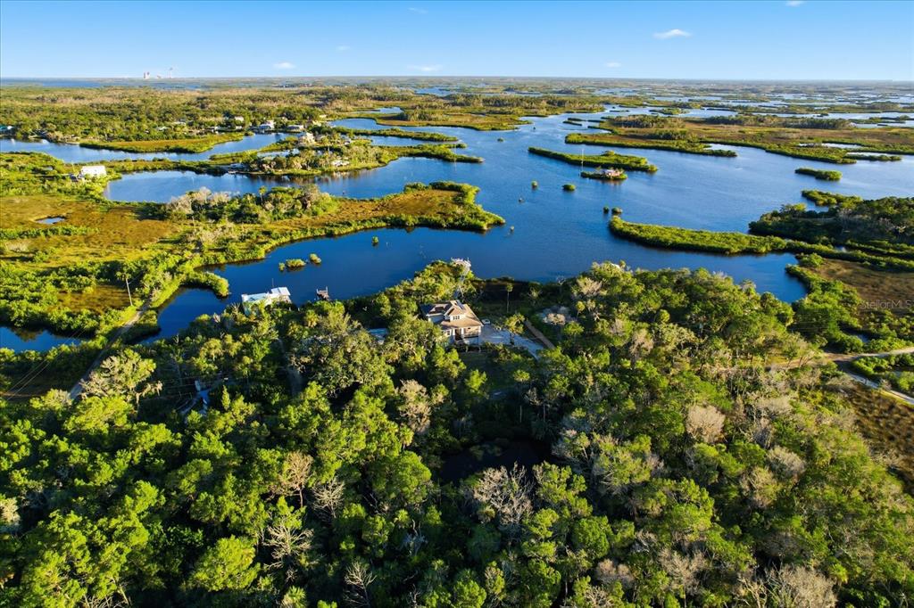 14211 West St Martins Road Crystal River, FL 34429 - Photo 50 of 60 an aerial view of residential houses with outdoor space