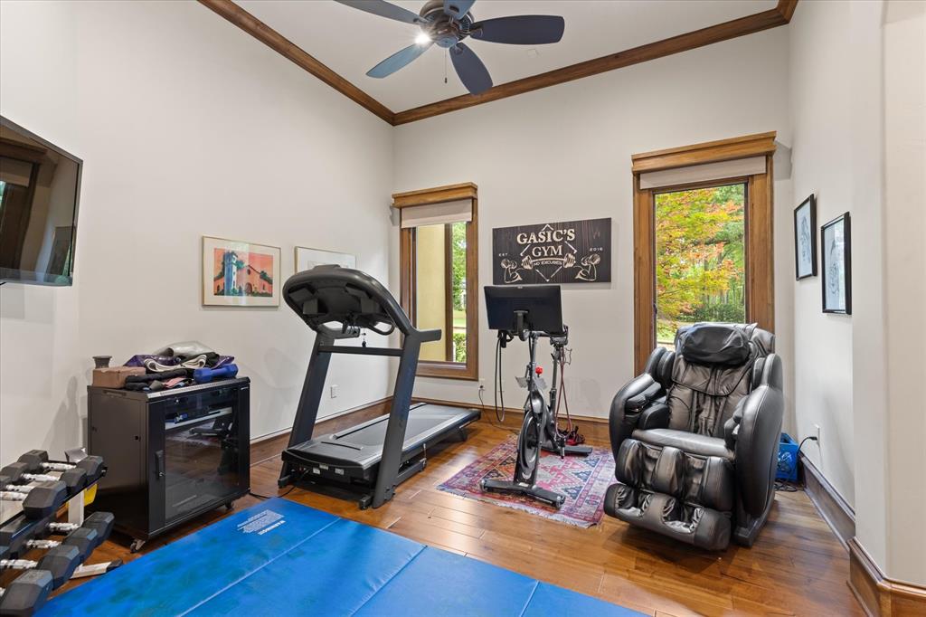 3705 Champions Ridge Lane Longview, TX 75605 - Photo 31 of 40 a view of a workspace with furniture and a window
