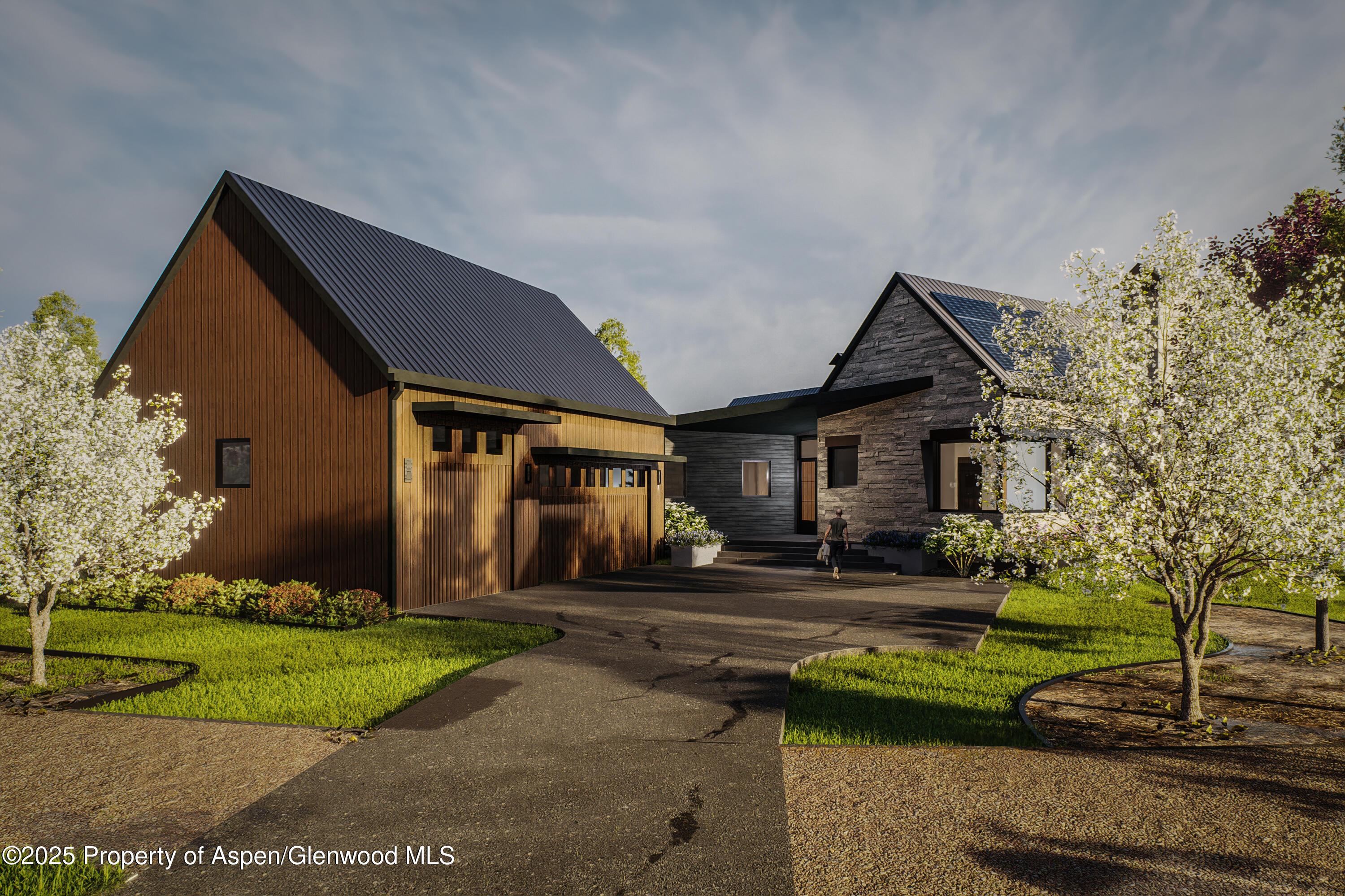782 Perry Ridge Carbondale, CO 81623 - Photo 17 of 30 a front view of a house with garden