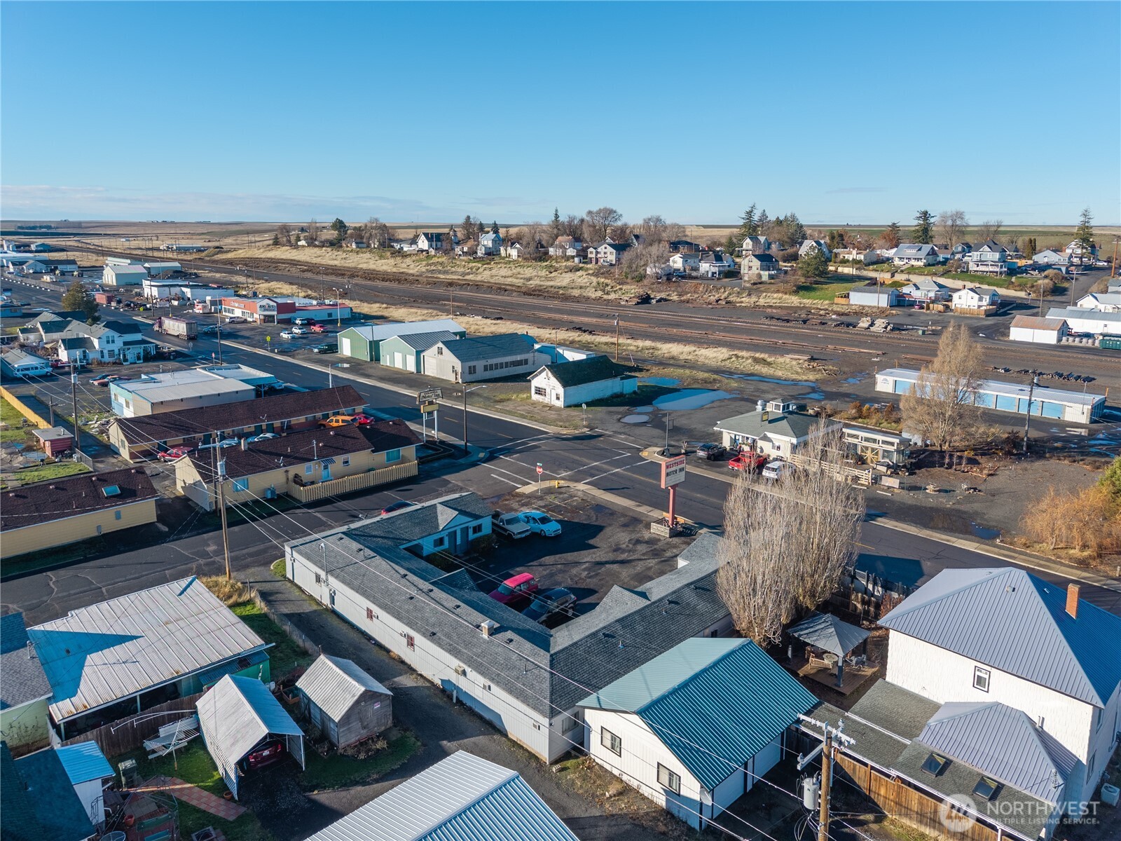 407 West 1st Avenue Ritzville, WA 99169 - Photo 9 of 26 an aerial view of a city