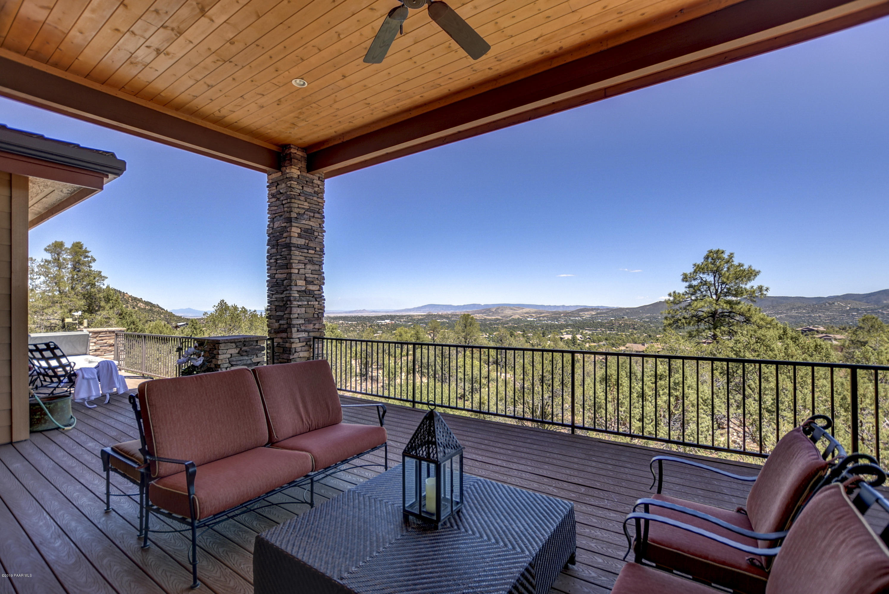 2180 Forest Mountain Road Prescott, AZ 86303 - Photo 31 of 47 Covered Back Deck