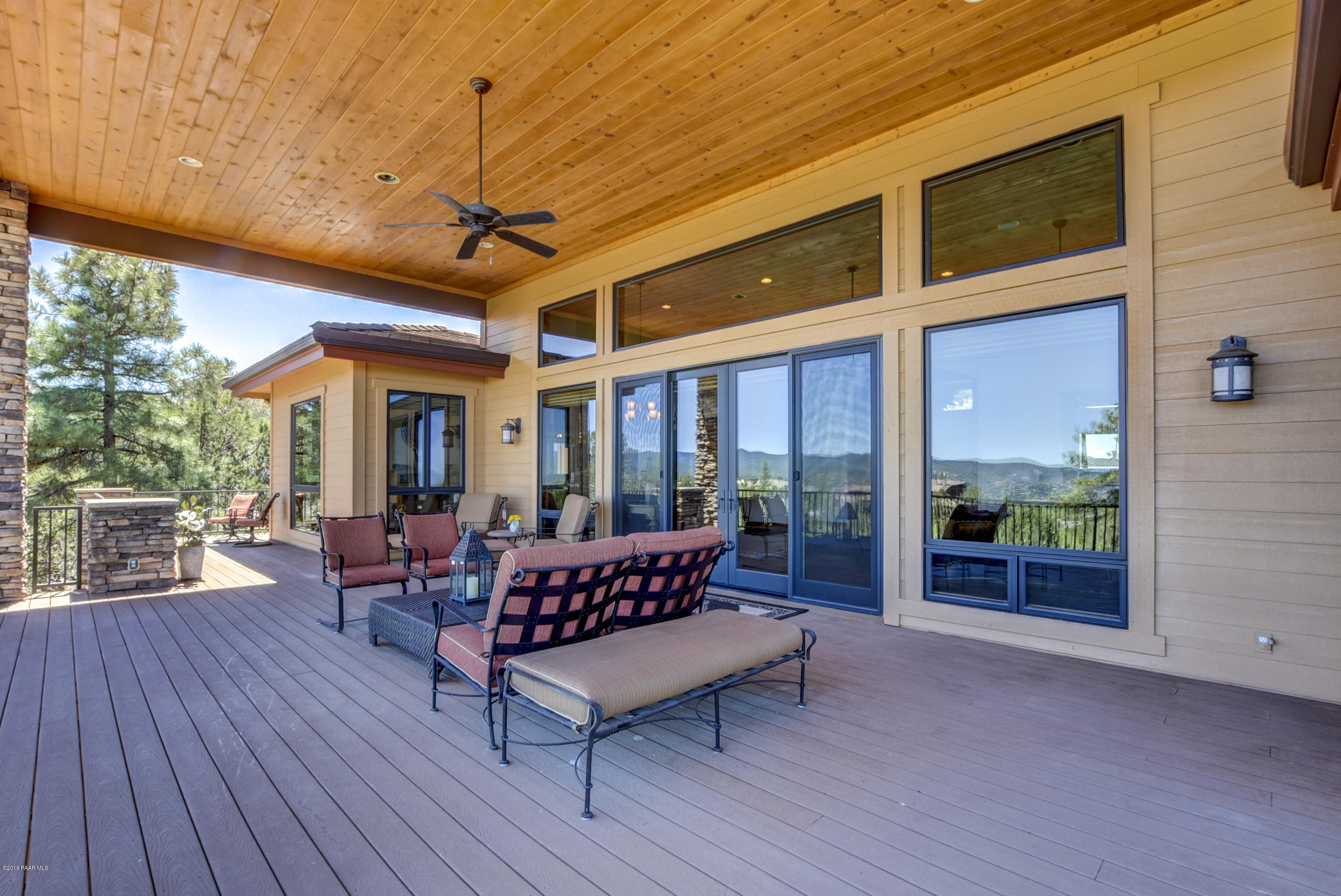 2180 Forest Mountain Road Prescott, AZ 86303 - Photo 32 of 47 Covered Back Deck
