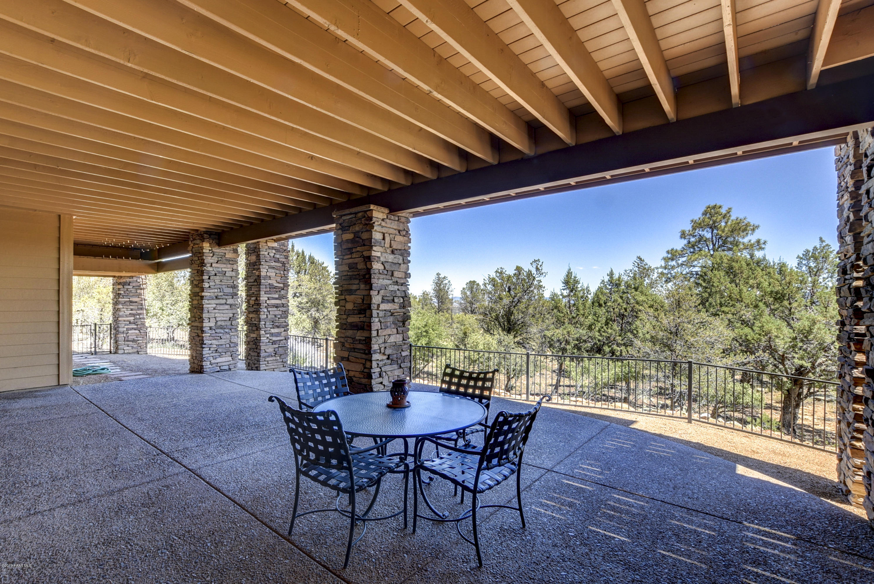 2180 Forest Mountain Road Prescott, AZ 86303 - Photo 39 of 47 Lower Level Covered Patio