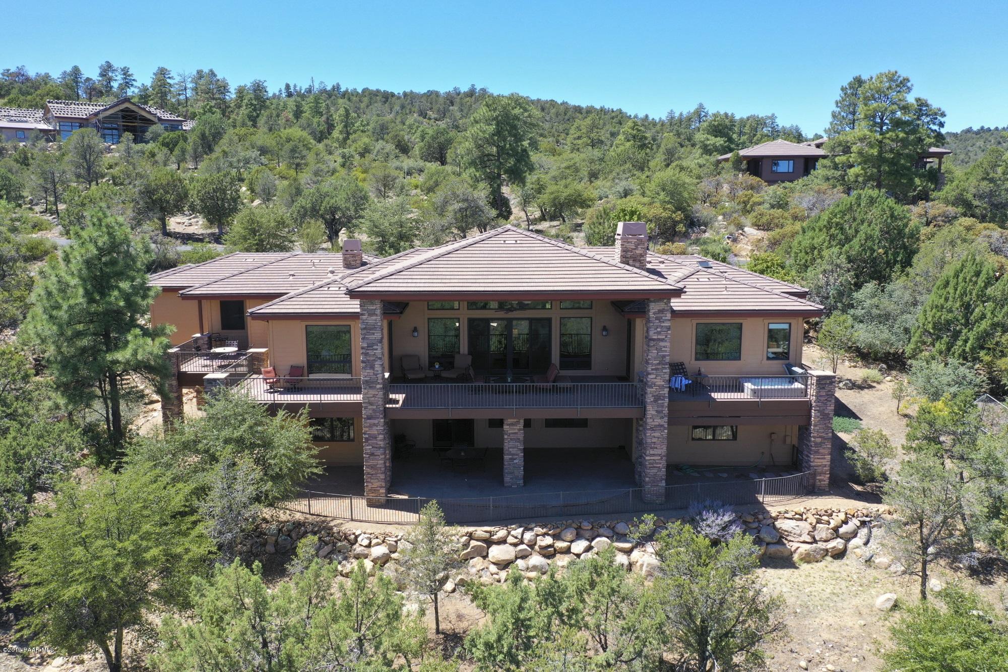 2180 Forest Mountain Road Prescott, AZ 86303 - Photo 40 of 47 Rear View - Aerial