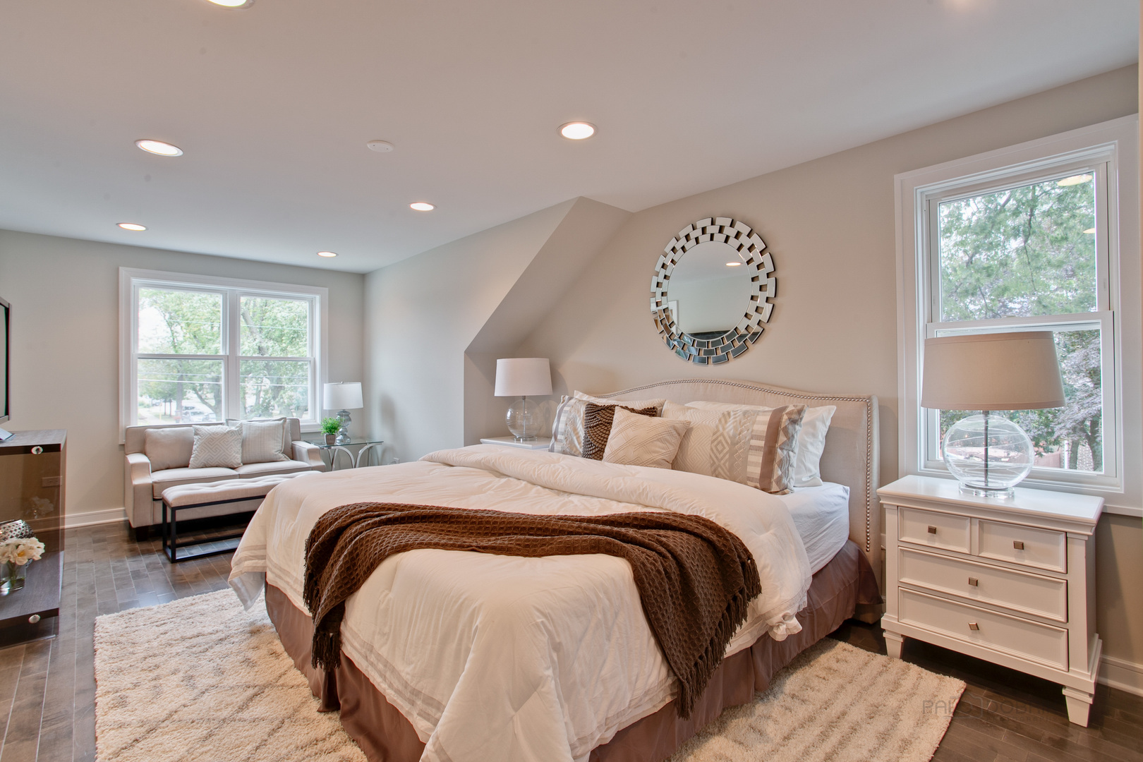 10459 South Troy Street Chicago, IL 60655 - Photo 11 of 24 a bedroom with a bed and window