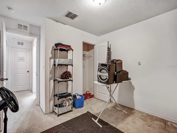 a room with gym equipment