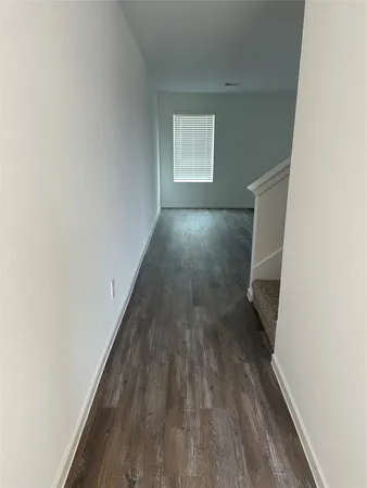 a view of a room with a cabinet