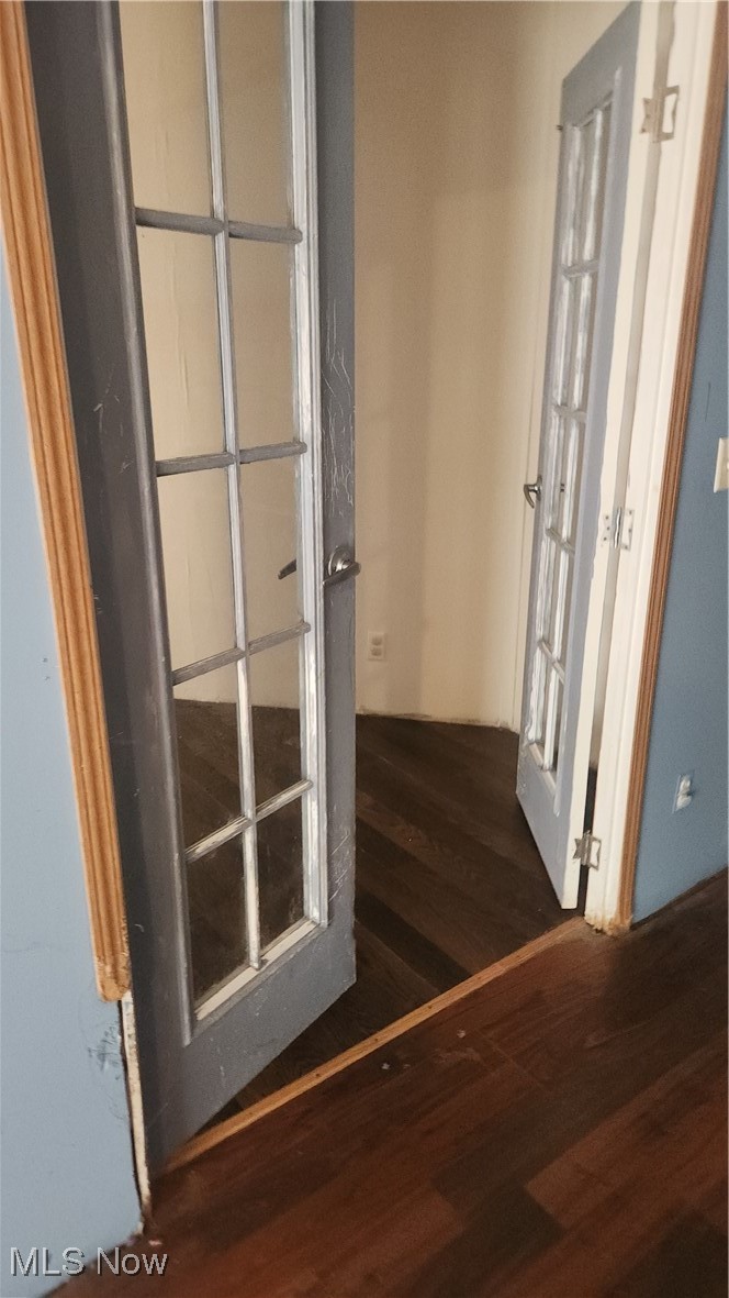 12859 Narrows Road Cambridge, OH 43725 - Photo 28 of 29 Corridor with dark hardwood / wood-style floors