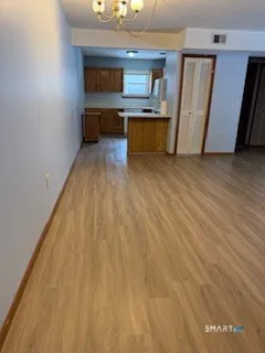 a view of kitchen and utility room