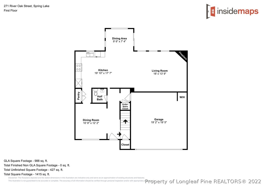 271 River Oak Street Spring Lake, NC 28390 - Photo 18 of 18 a picture of a floor plan