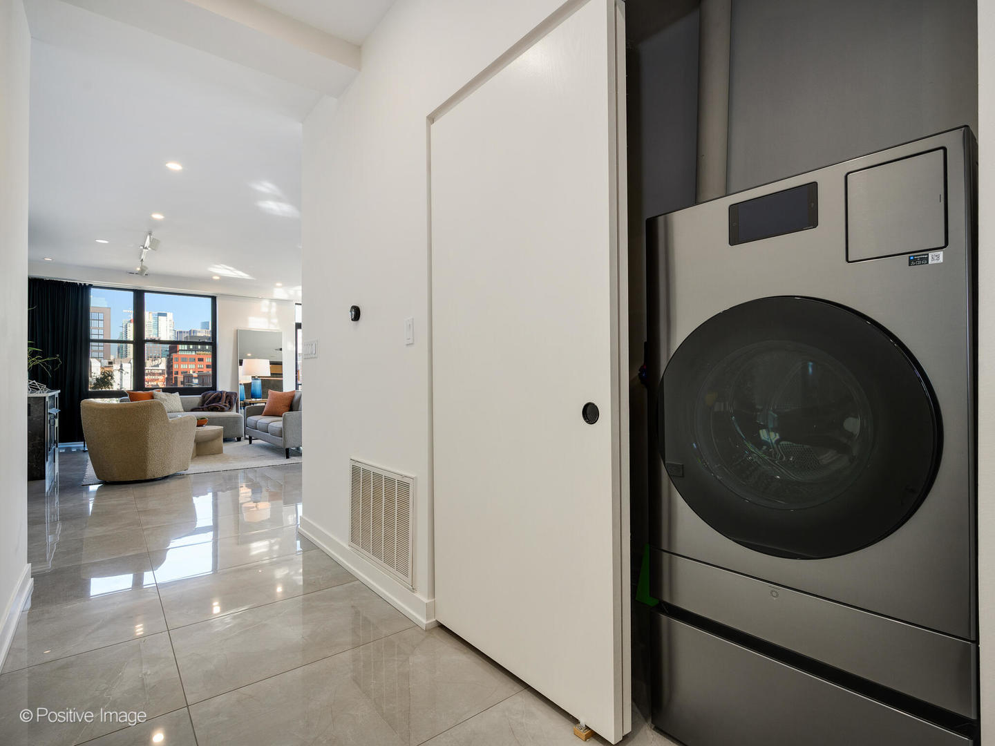 1260 West Washington Boulevard, Unit 404 Chicago, IL 60607 - Photo 22 of 26 a view of a hallway with a couch and chairs