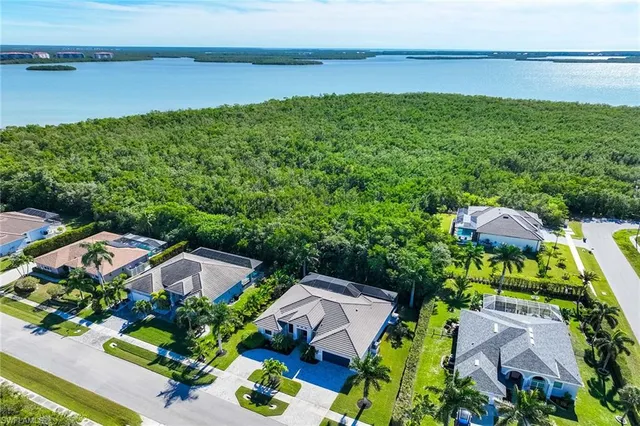 a view of lake with houses