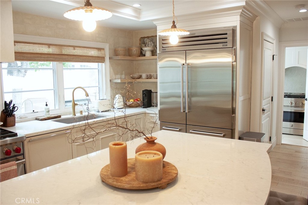 2159 Lorain Road San Marino, CA 91108 - Photo 18 of 48 a kitchen with a refrigerator and a sink