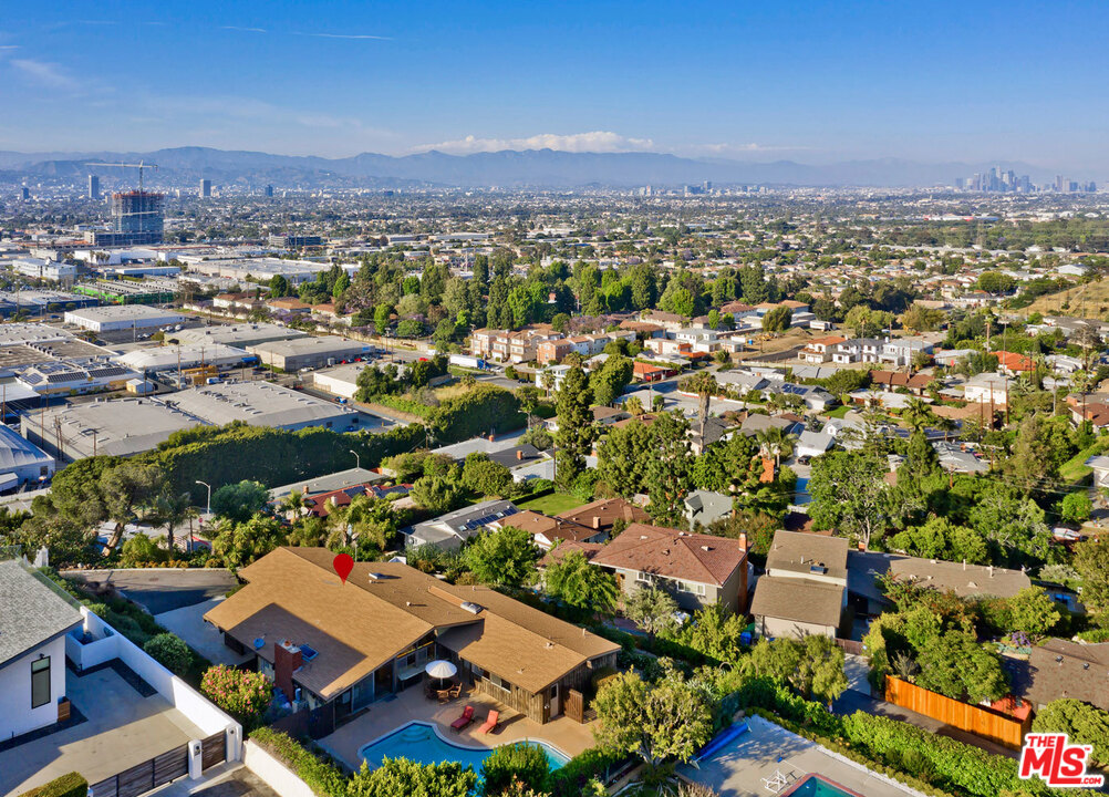 5961 Wrightcrest Drive Culver City, CA 90232 - Photo 41 of 41 an aerial view of residential houses with outdoor space