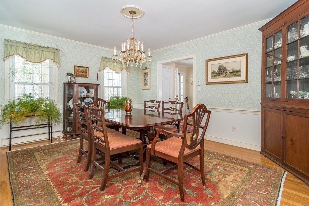 13 Colonial Road Dover, MA 02030 - Photo 5 of 23 a view of a dining room with furniture window and wooden floor