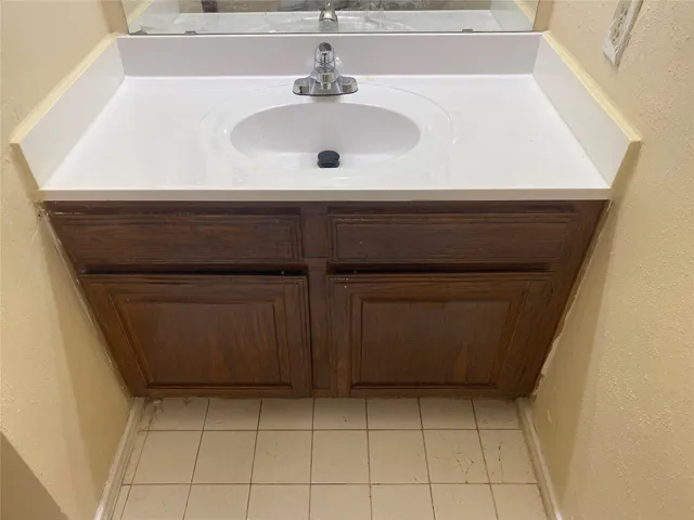 a close view of utility room