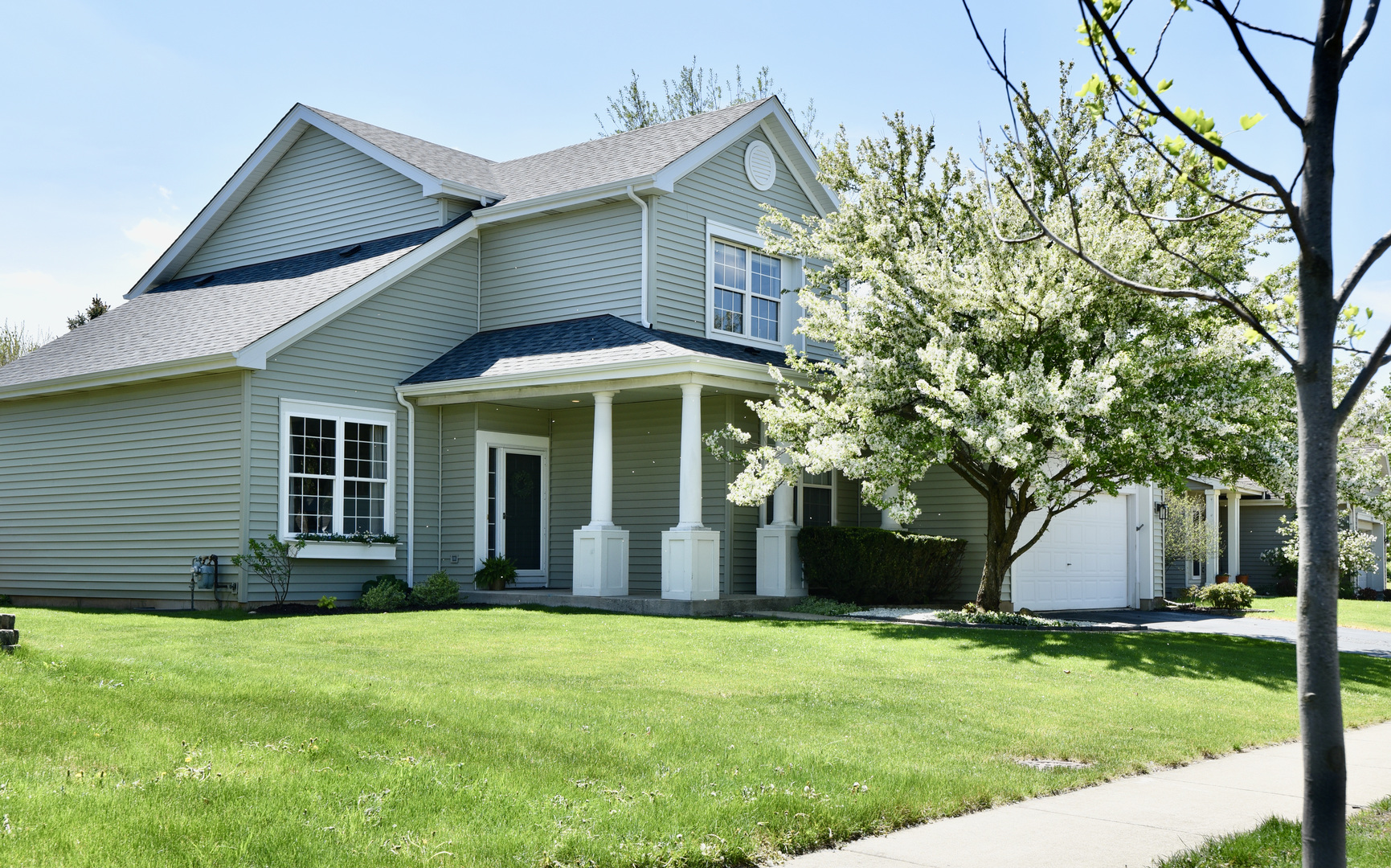 1389 Lily Cache Lane Bolingbrook, IL 60490 - Photo 1 of 45 a view of a house with a yard and tree
