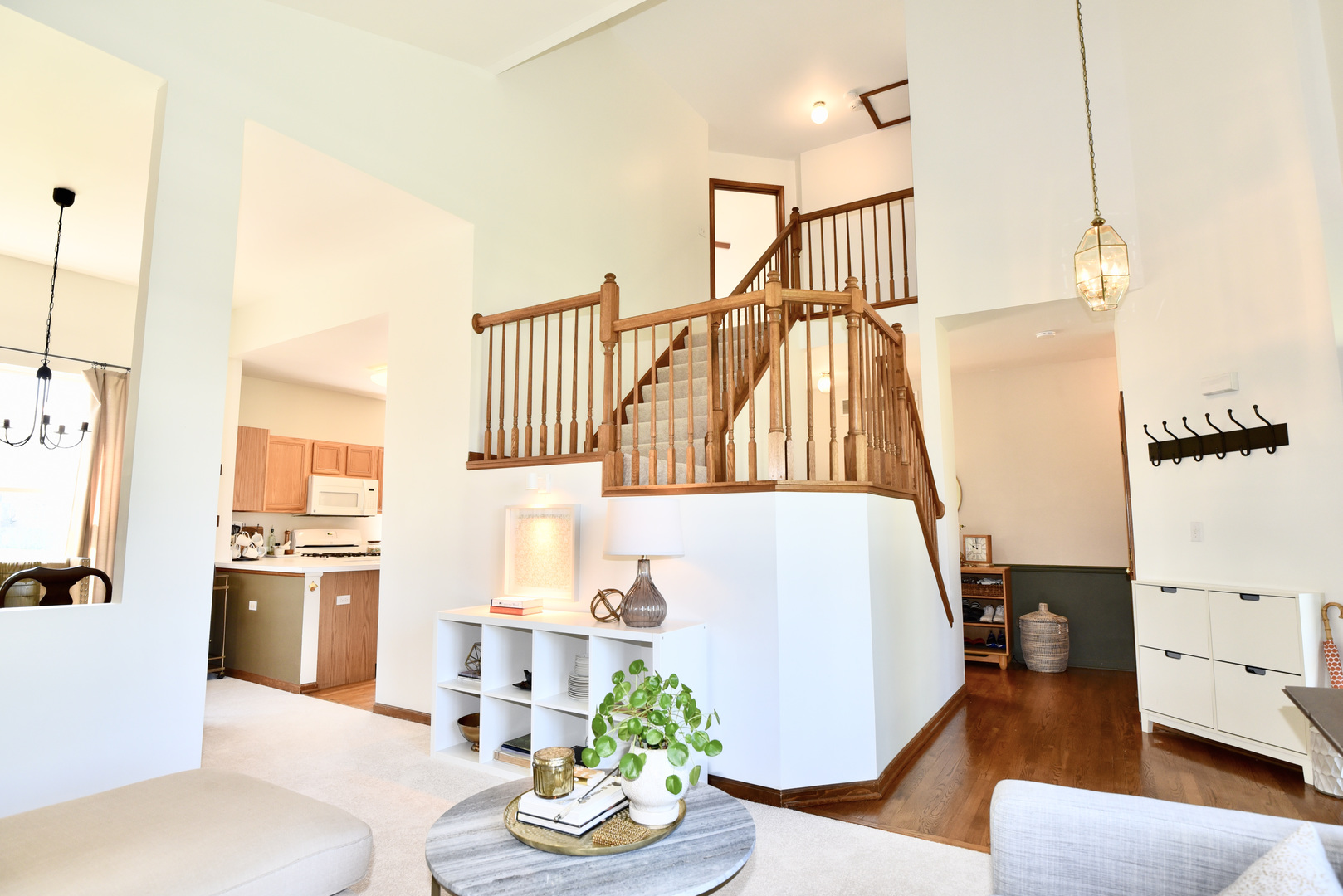 1389 Lily Cache Lane Bolingbrook, IL 60490 - Photo 21 of 45 a living room with furniture and a wooden floor