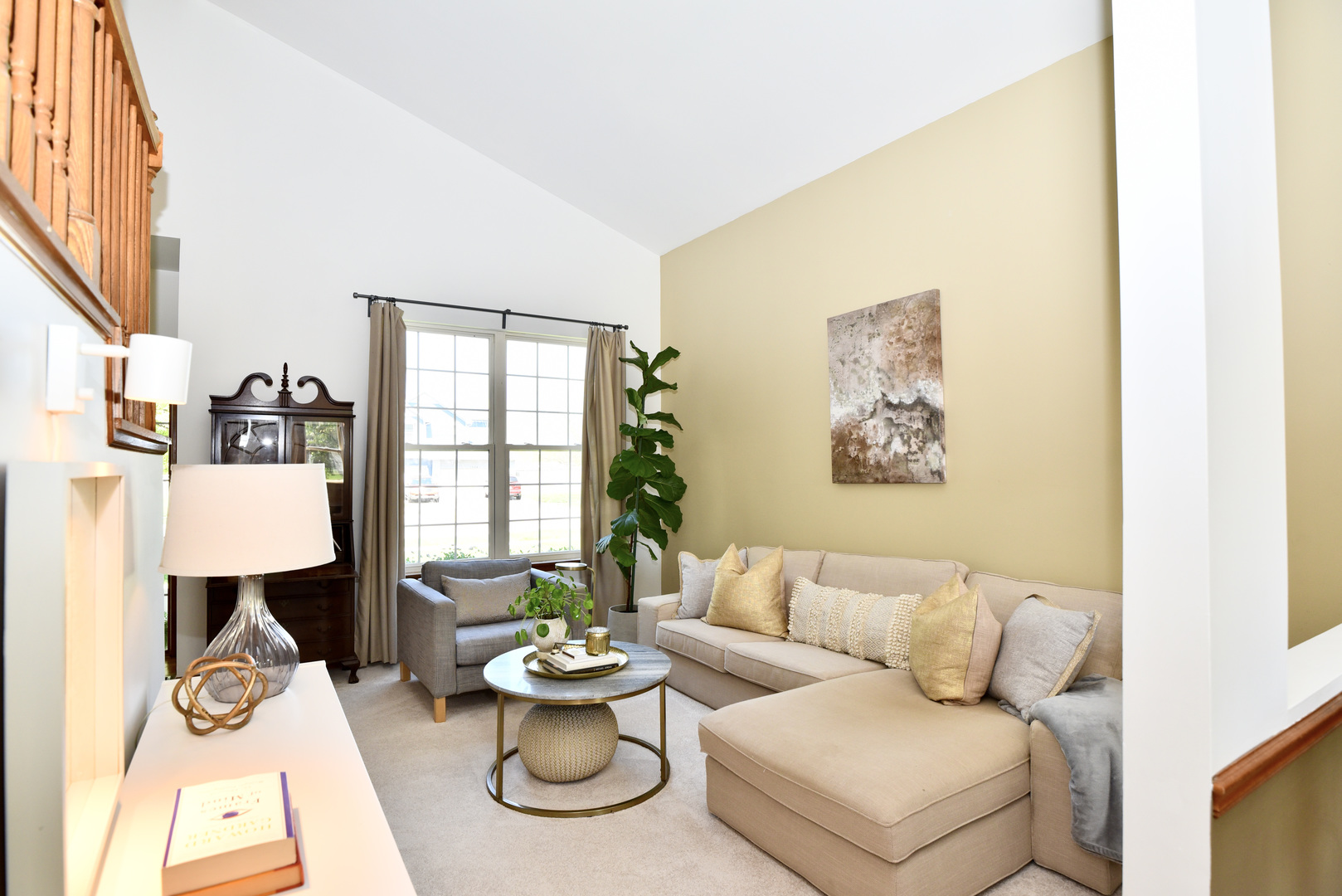 1389 Lily Cache Lane Bolingbrook, IL 60490 - Photo 4 of 45 a living room with furniture a window and a table