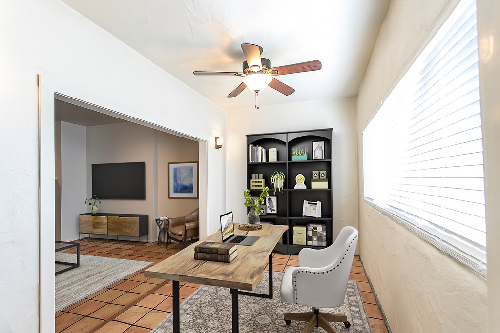 541 D Sand Bend Kerrville, TX 78028 - Photo 3 of 41 a living room with furniture a flat screen tv and a window