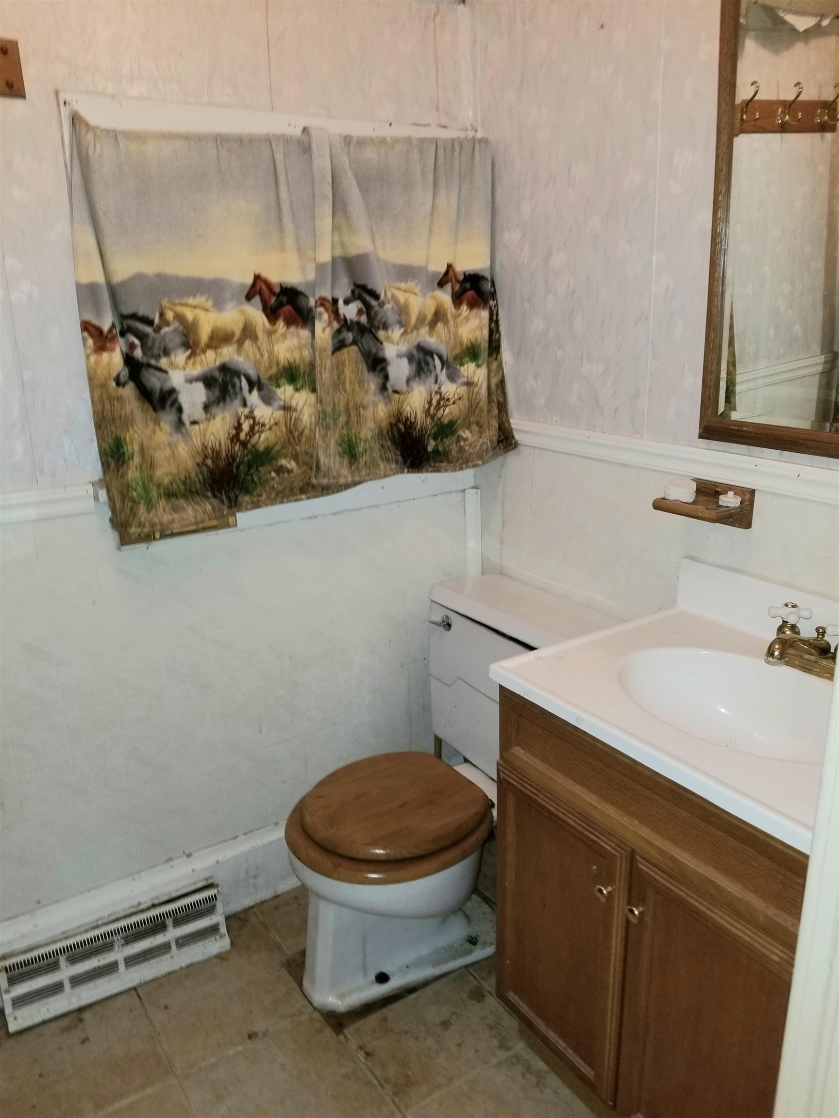 2485 North Farwell Bridge Road Ridott, IL 61067 - Photo 14 of 22 a bathroom with a toilet and a sink