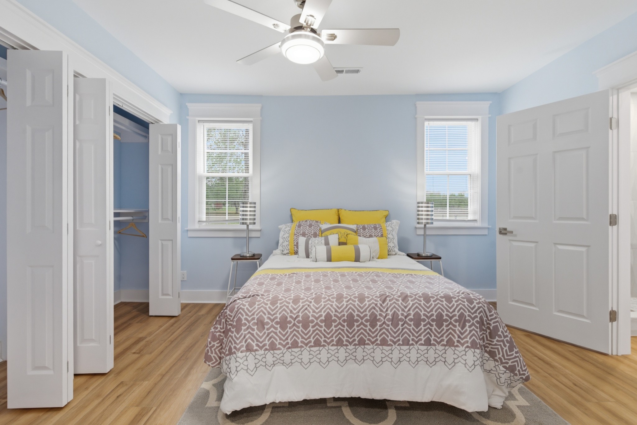 1237 Abiff Road Bon Aqua, TN 37025 - Photo 16 of 37 a bedroom with a bed and wooden floor