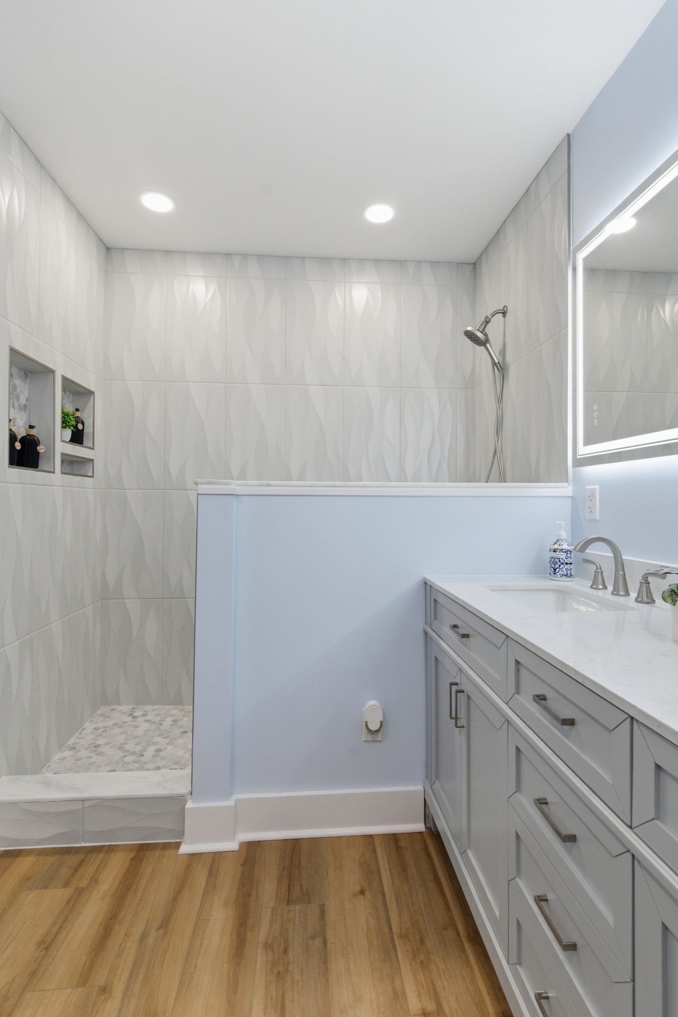 1237 Abiff Road Bon Aqua, TN 37025 - Photo 20 of 37 a bathroom with a sink and a mirror