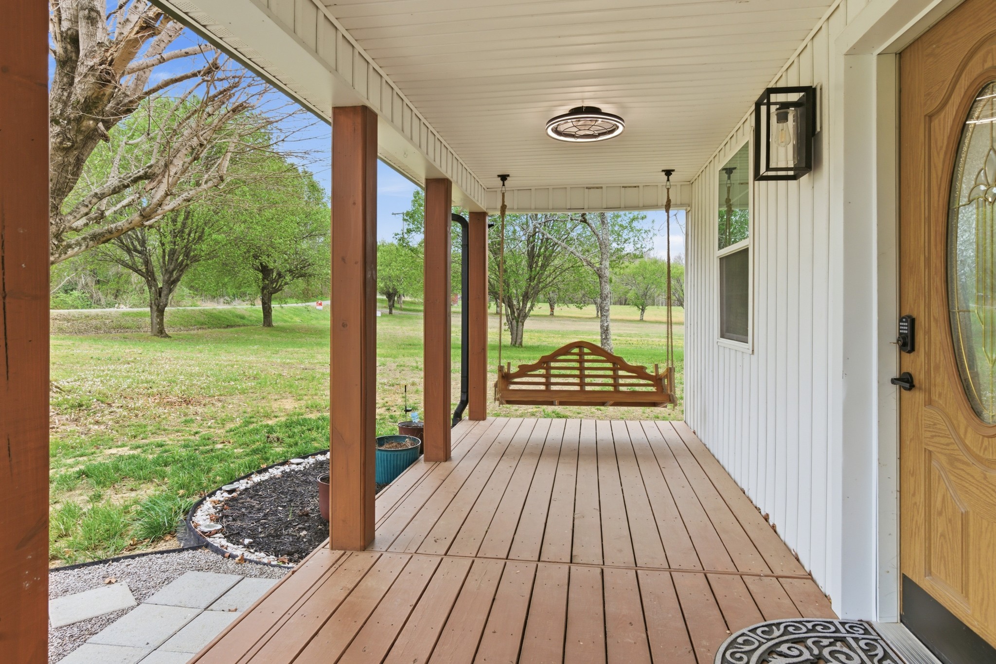 1237 Abiff Road Bon Aqua, TN 37025 - Photo 7 of 37 a view of outdoor space with deck and wooden floor
