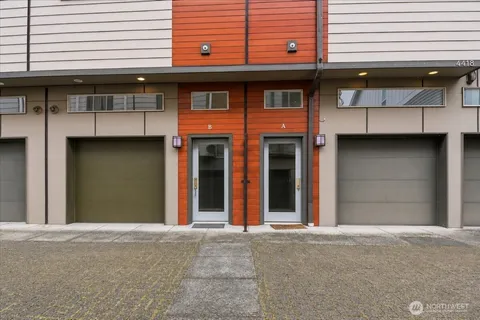 a front view of a building