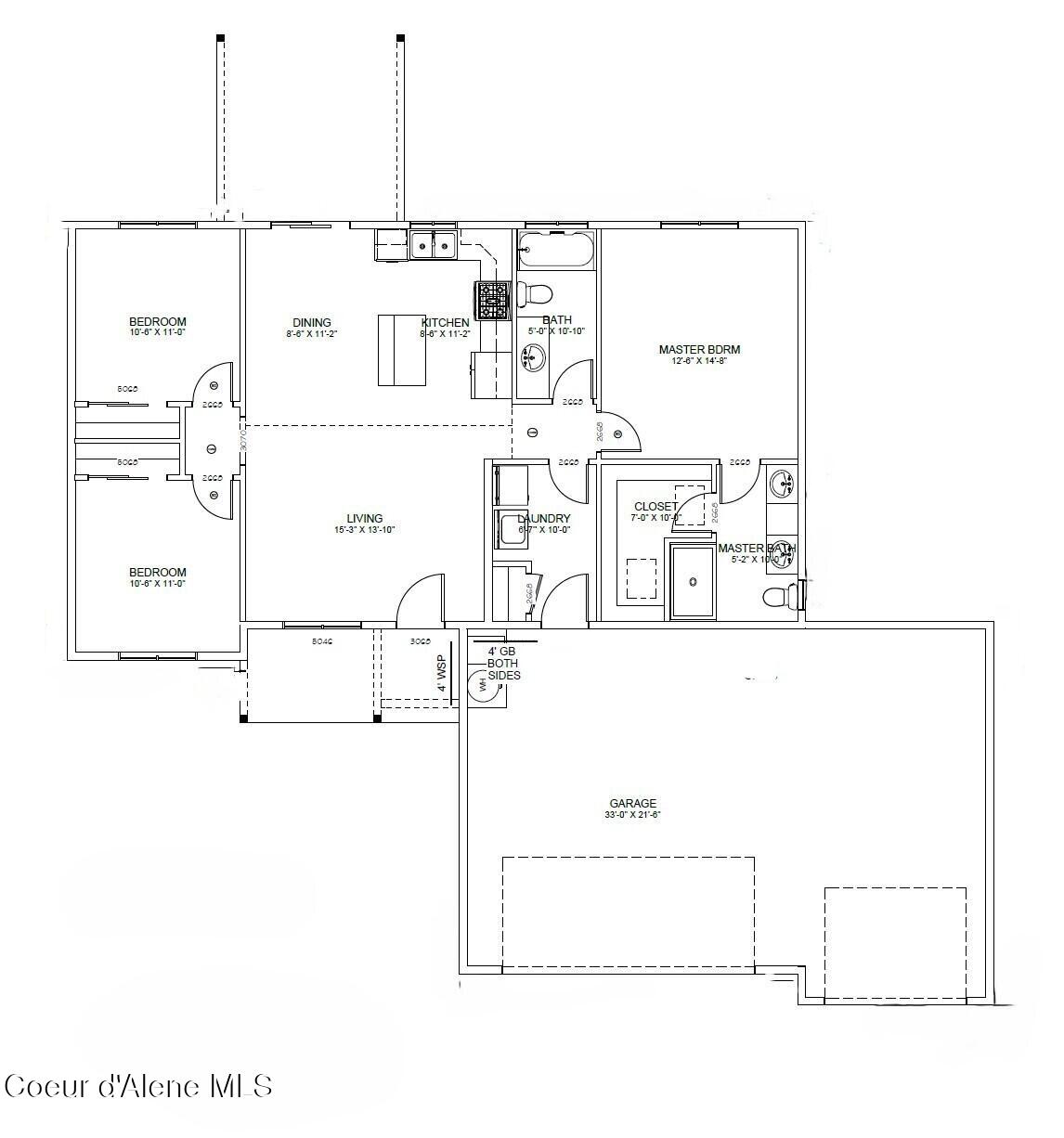 12115 North Lennon Lane Rathdrum, ID 83858 - Photo 5 of 5 Floor plan