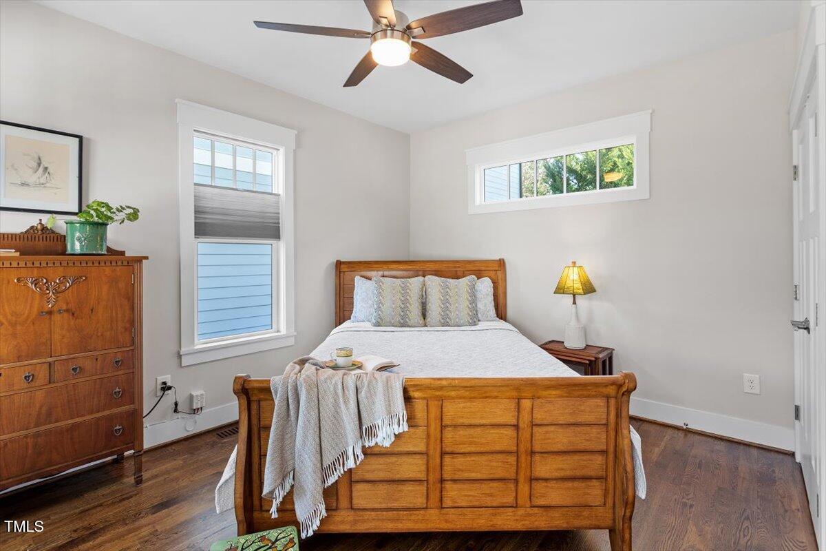700 Coleman Street Raleigh, NC 27610 - Photo 20 of 44 a bedroom with a bed and window