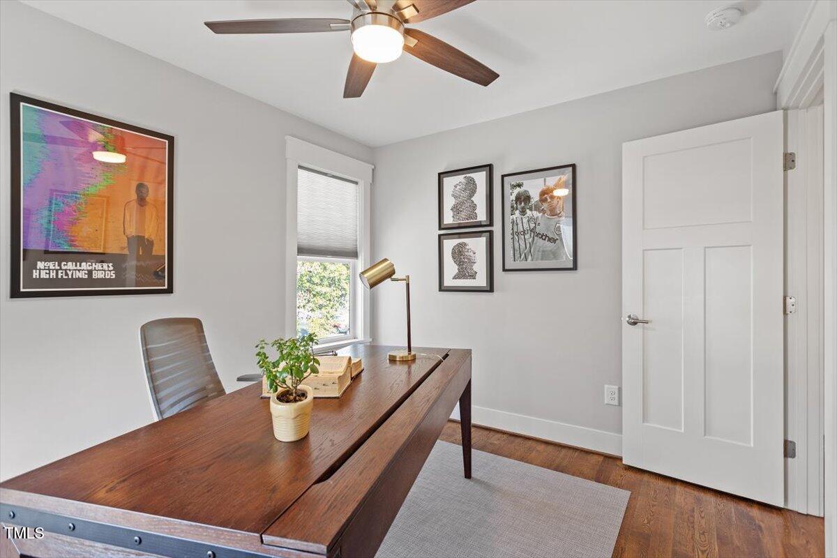 700 Coleman Street Raleigh, NC 27610 - Photo 35 of 44 a view of a dining room with furniture window and wooden floor