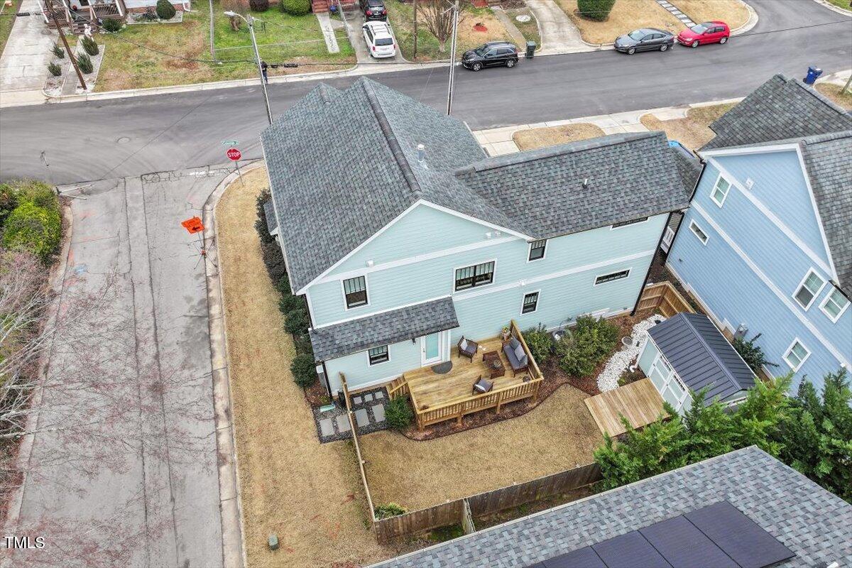 700 Coleman Street Raleigh, NC 27610 - Photo 41 of 44 an aerial view of a house with outdoor seating