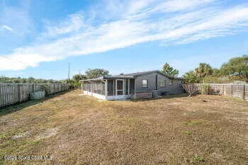 a backyard of a house