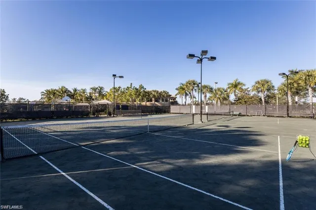 a view of a tennis court