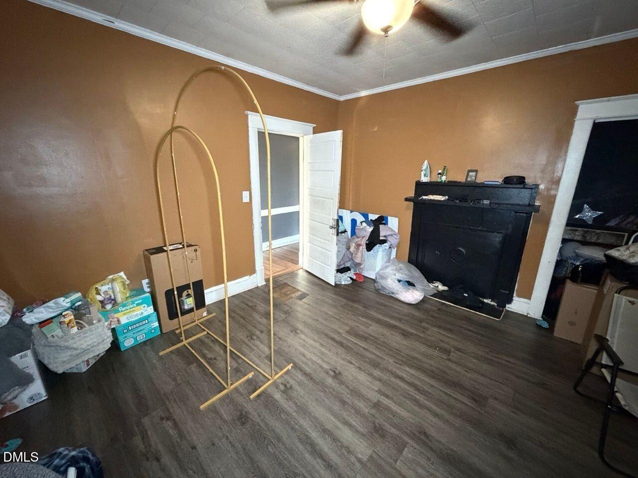 505 South 16th Street Erwin, NC 28339 - Photo 4 of 6 a view of a workspace with wooden floor
