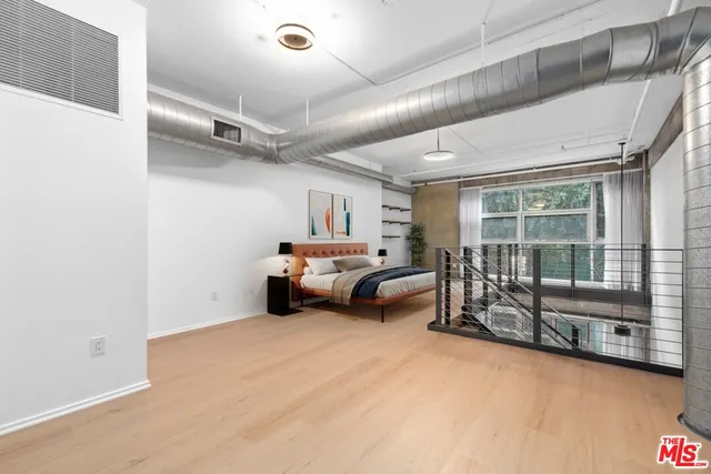 a room with furniture